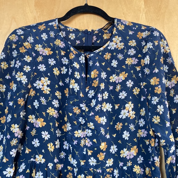 100% Silk Madewell Dress - Picture 2 of 5